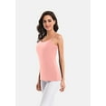 thumbnail image 2 of Beautyin Débardeur en Coton pour Femmes Soutien-Gorge Intégré Basique Uni Lot de 2, 2 of 6