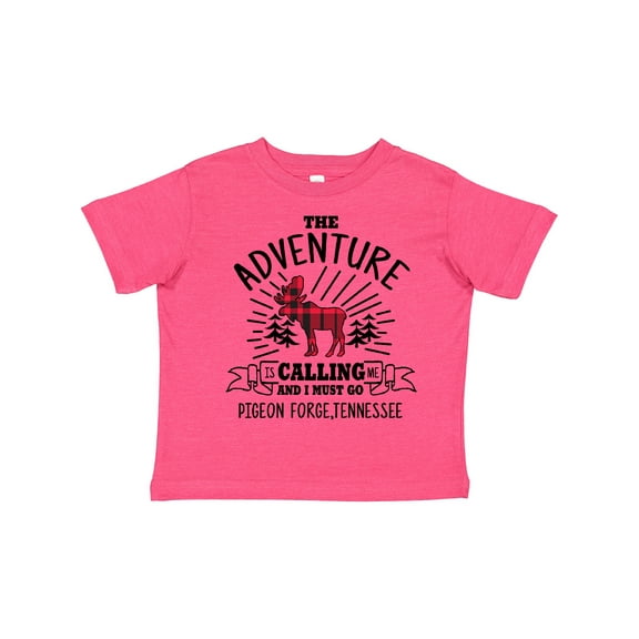 Inktastic Pigeon Forge Tennessee The Adventure is Calling and I Must Go Boys or Girls Toddler T-Shirt
