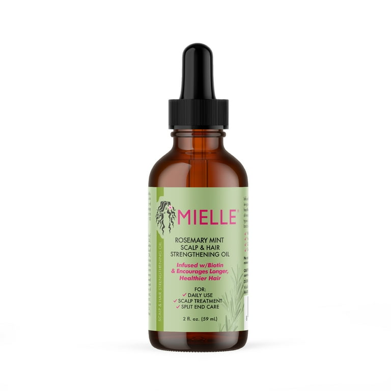 2 pack Mielle Rosemary Mint Scalp Hair Strengthening Oil 2 oz