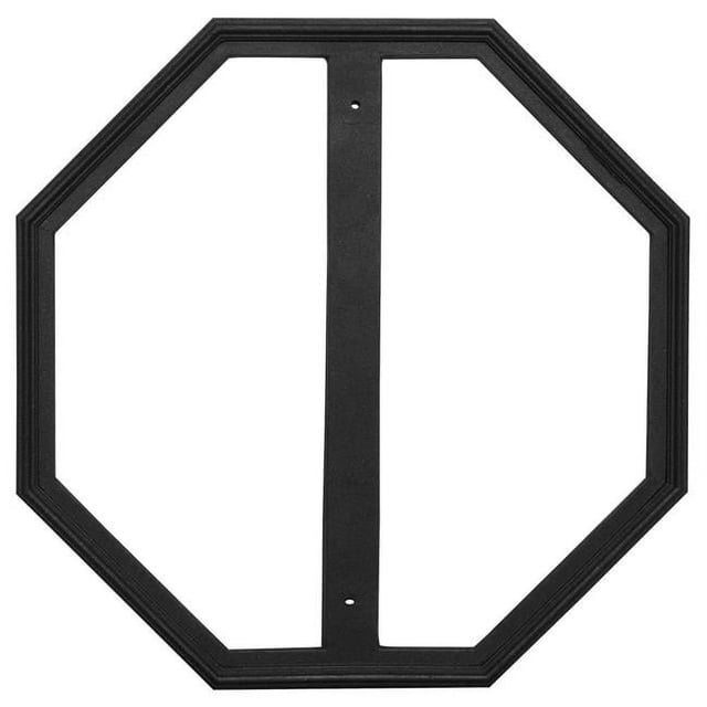 QualArc STOP-36X36 36 x 36 in. Stop Sign Frame - Black