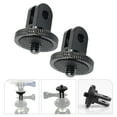 thumbnail image 1 of Homoyoyo 2Ud Adaptador Tripod Para Cámara Con Montura Estándar 1 Cuarto 20 Color Negro Para Montajes Deportivos, 1 of 8