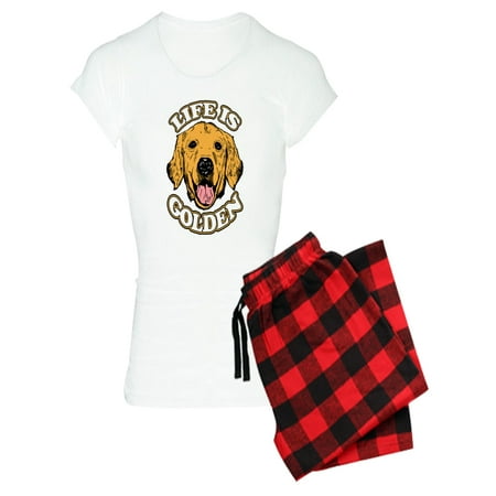 

CafePress - Life Is Golden - Women s Light Pajamas