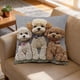 thumbnail image 4 of Bonita funda de cojín con estampado animal | Cojín decorativo de 45 x 45 cm para sofá, cama o silla | Decoración para interiores y exteriores para niños y adultos, 4 of 6