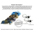 thumbnail image 4 of Harmony Fishing - Tungsten Resin Finesse Jigs Modular Skirt Kit - 3 Finesse Jigs, 4 Skirts, 5 Bait Pegs 1/4oz, 4 of 6