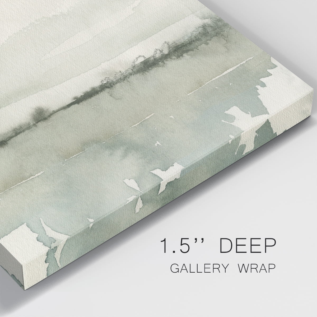 Wexford Home Winter Reflections II-Premium Gallery Wrapped Canvas, 10" x 10" - Ready to Hang