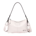 thumbnail image 1 of Qarigey Bolso bandolera para mujer, moderno y versátil, con correa ajustable, bandolera Bolsas de mensajero y de hombro blanco, 1 of 6