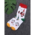 thumbnail image 3 of goowrom Christmas Adult Tube Socks with Cartoon Pattern, Vintage Style Soft Cotton Thick Accessory, 3 of 8