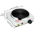 thumbnail image 5 of JahyShow 1000W Portable Electric Burner Hot Plate Fast Heat w/ Temperature Control, 5 of 11