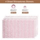 thumbnail image 2 of 2190Pcs 3mm/5mm Rhinestone Stickers for Crafts, 4 Sheet Round Rhinestone Sticker for Scrapbooking, Pink, 2 of 5