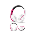 thumbnail image 2 of Bluetooth Headphones Over Ear, Hi-Fi Stereo Wireless Headset, Foldable, Soft Memory-Protein Earmuffs, w/Built-in Mic FM and Wired Mode for PC/Cell Phones/TV(White Purple), 2 of 6