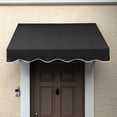 thumbnail image 2 of Awntech 4.38 Ft San Francisco Closed-Sided Fixed Awning Canopy (52.5in x 18in x 36in), Black, 2 of 4