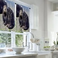 thumbnail image 2 of LALILO Kitchen Curtains and Valances Set of 3 36" California Window Treatment Tiers for Window Decor, 2 of 5