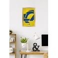 thumbnail image 2 of NFL Los Angeles Rams - Logo 25 Wall Poster, 14.725" x 22.375" Framed, 2 of 5