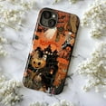 thumbnail image 5 of Haunted Halloween Phone Case, Vintage Ghosts and Pumpkin Skeleton Collage, Spooky Aesthetic iPhone Cover for iPhone 16 15 14 13 12 11 Pro Plus Max Mini, 5 of 6