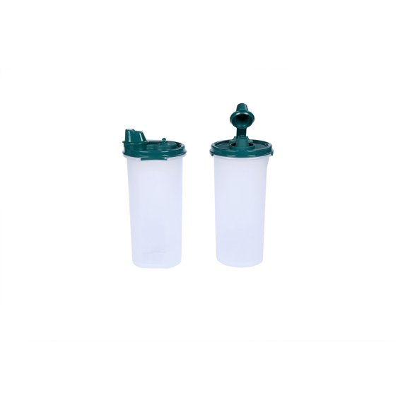 Juego de 2 botellas de plástico Signoraware Easy Flow, 650 ml, color verde bosque.