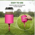 thumbnail image 5 of FENGGHAO Ground Stake Cup Holder, Portable Outdoor Drink Holder for Golf Course Beach and Camping, Universal Beverage Stand with Spike, Green, 5 of 6