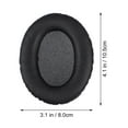 thumbnail image 2 of NICEXMAS 2Pack Headphone Pads Replacement for Cloud II with Protein Skin and Sponge Black Color for Men and Women, 2 of 8