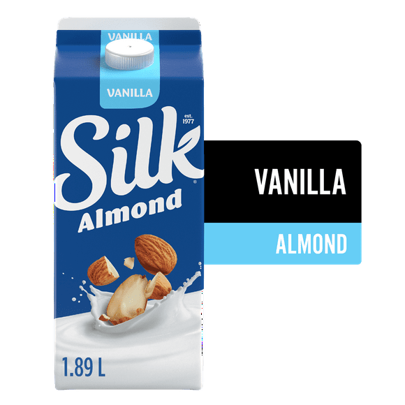 Silk Almond Milk Alternative, Vanilla, Dairy Free, 1.89 L