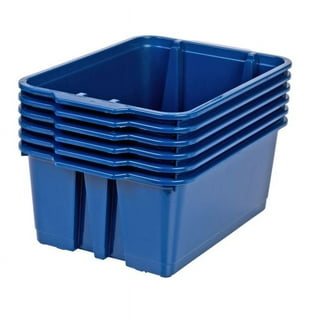 Really Good Stuff® Large Plastic Desktop Storage Baskets, 13-1/4 by 10 by  5-1/2 Single Basket - Available in 7 Different Colors - Great For Your  Home Storage or Classroom Needs Just Baskets