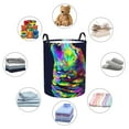 thumbnail image 6 of Haiem Howling Wolf Laundry Basket, Laundry Hamper, Collapsible Laundry Baskets, Dirty Clothes Hamper, Waterproof with Handles for College Dorm, Family-Medium, 6 of 8