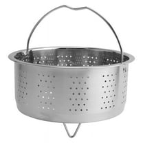 Stainless Steel Steamer Basket Rice Cooker for Instant with Handle Pressure