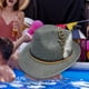 thumbnail image 1 of Sombrero de vaquero occidental para mujer y hombre, sombrero de jazz para disfraz, accesorios para fiestas temáticas. Gris oscuro, 1 of 10