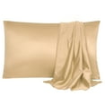thumbnail image 1 of Unique Bargains Luxury Satin Pillowcase Cool Silk Pillow Case Cover, 1 of 9