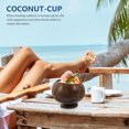 thumbnail image 4 of SHISUYAN Coconut Shell Cups for Home Use Durable Decorative Dessert Cup with Smooth Surface 3.5 Inches, 4 of 8