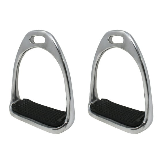 Horse English 4" Wide Lightweight Aluminum Fillis Stirrups 51117K