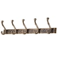 thumbnail image 1 of EeaseCA Wall Mounted Hook Rack Vintage Hook Rail Coat Rack with 5 Scrolls Home Storage Organizer for Kitchen Bedroom Bathroom(Bronze), 1 of 8