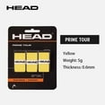 thumbnail image 1 of Prime Tour Tennis Overgrip Non-slip Adhesive PU Tape Wrapping Handle Special Strap Yellow, 1 of 6