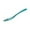 Turquoise, variant on Hutzler 7.75 Inch Melamine 2-Prong Mini Fork, Great for Serving Condiments, Small Bites, or Getting into Narrow Jars - Green