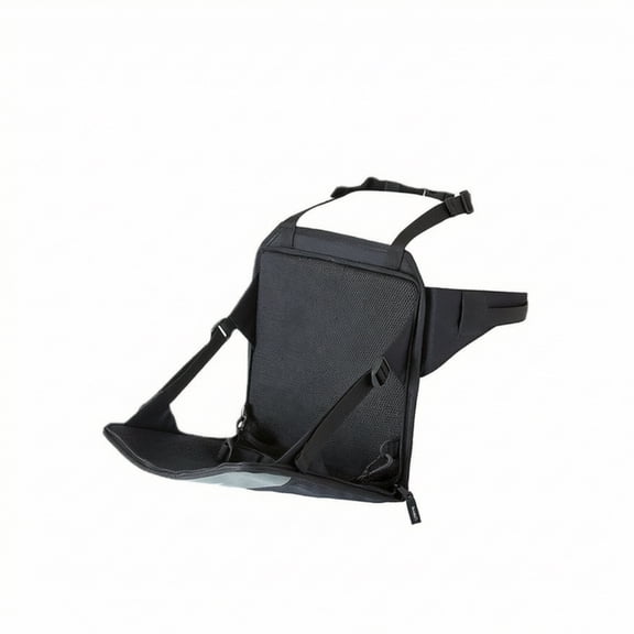 LeeQinersw 1PC Foldable Child Luggage Seat with Safety Harness Removable Sit-on Suitcase Trolley for Travel Kids