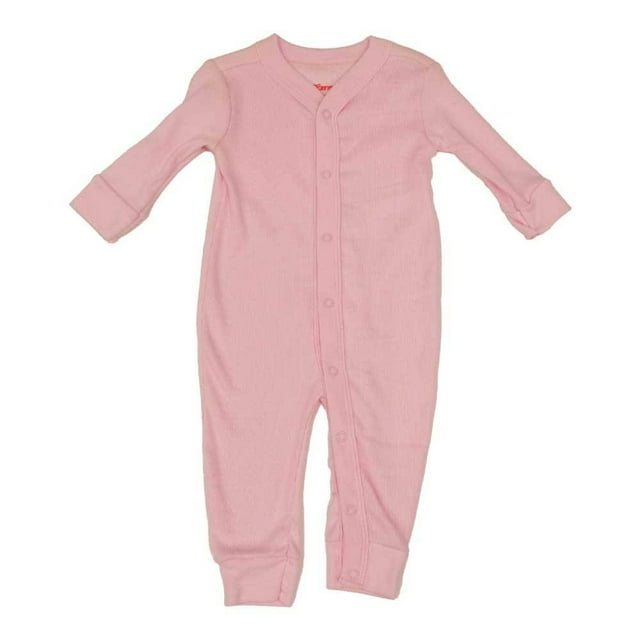 Mameluco Baby Creysi Niña Diseño Liso Rosa 1 Pieza Talla 18 M
