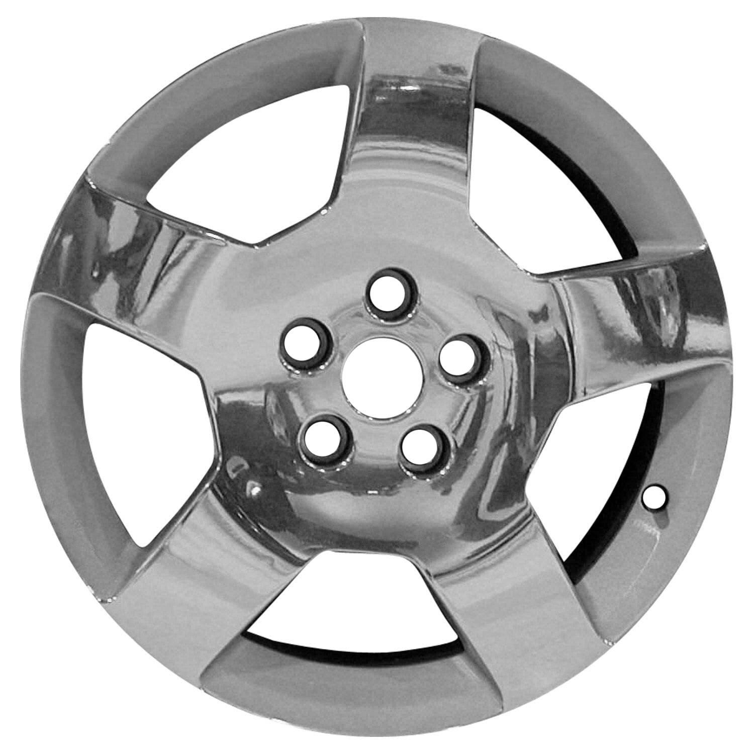 Aftermarket 2005-2010 Chevrolet Cobalt 17x7 Aluminum Alloy Wheel, Rim Polished Full Face - 5215 Tire Size For A 2010 Chevy Cobalt