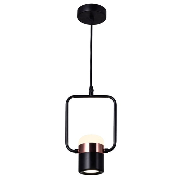 1147P6-1-101-CWI Lighting-Moxie - 6W LED Down Mini Pendant-10 Inches Tall and 3 Inches Wide