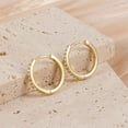 thumbnail image 7 of Lancharmed Gold Plated Womens Earrings,Zircon Earring Gifts for Older Women, 7 of 7
