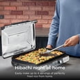 thumbnail image 6 of Ninja Sizzle Pro XL 8-Serving Electric Indoor Griddle & Grill, 20-Inch Plates, Edge-to-Edge Heating, GX101, Silver, 6 of 14