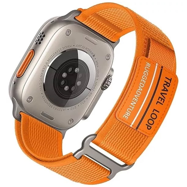 Correa Extensible De Nylon Sport Unisex S / M / L 38 / 40 / 41 mm Para Apple Watch Ultra Compatible Con Serie 8 / 7 / 6 / 5 / 4 / 3 / 2 / 1 / SE