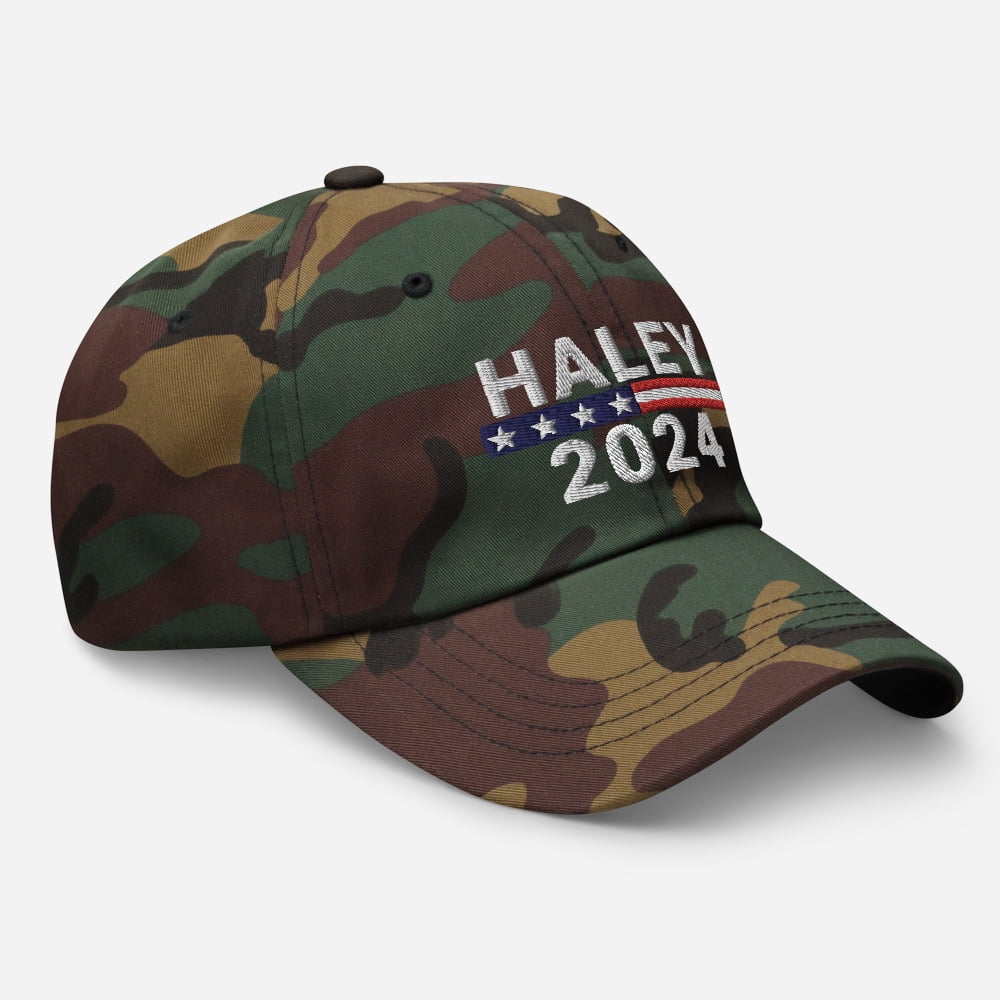 Nikki Haley 2024 Hat Dad Hat Nikki Haley Hat Nikki Haley Merch Haley 2024 Hat Haley 2024 Hats Haley Supporter Haley for Pres Vote Haley (Green Camo)