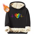 thumbnail image 1 of Sudadera con capucha para hombre, informal, de moda, con estampado de San Valentín, de manga larga, con bolsillo, de poliéster, 1 of 4