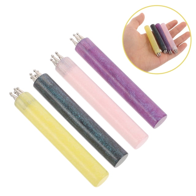 WASHWEPE 4Ud Acrílico Multicolor Para Con Punta Para Colocación Precisa De