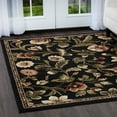 thumbnail image 3 of Home Dynamix Optimum Amell Traditional Floral Area Rug, Black/Green, 5'2"x7'2", 3 of 6