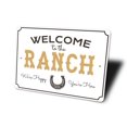 thumbnail image 4 of Ranch Welcome Novelty Sign, Metal Wall Decor - 10x14 inches, 4 of 4