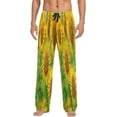 thumbnail image 2 of Blooming Sunflower Summer Men's Pajama Pants Lightweight Sleepwear Bottom Lounge Pants, 2 of 6