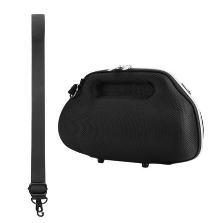 Compactly Speaker Storage Bag Featuring Metal Zippers And Ergonomic Handle Design For Charge 6/5/4 Easy Transportation