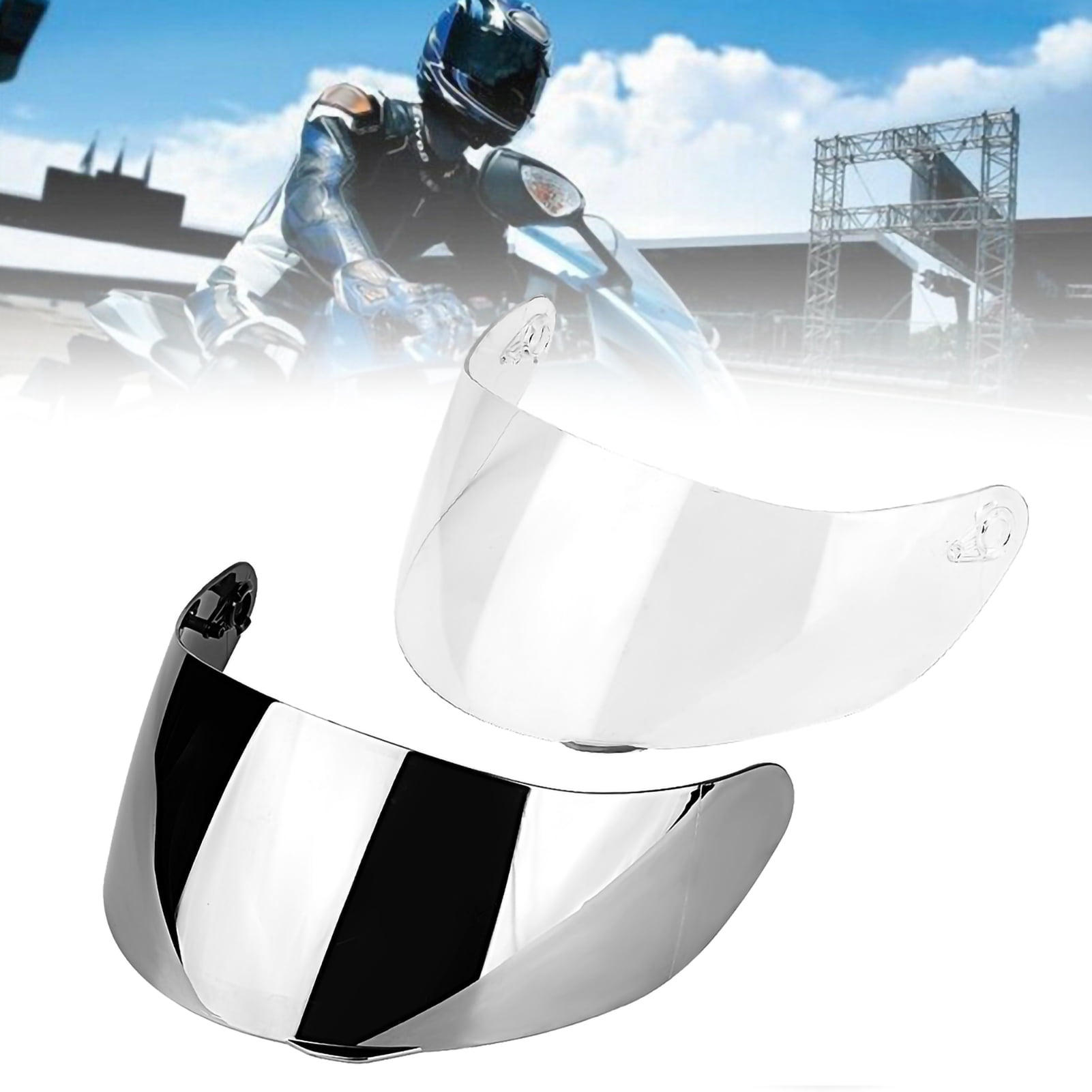 Motorcycle Wind Helmet Lens Visor Full Face Fit For AGV K1 K3 SV K5 K5S