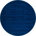 thumbnail image 1 of Unique Loom Williamsburg Solid Vibrant Rug 5' x 5' Round Navy Blue, 1 of 1