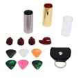 thumbnail image 1 of Guitar Slide Pick Set, Guitar Slide Set 4 Finger Picks Practical  for String Instrument, 1 of 7