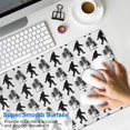 thumbnail image 4 of Long Mouse Pads for Desk,White Bigfoot and Tree Pattern Desk Mats on Top Of Desks, Desk Mouse Pad Extra Large with 3mm Non-Slip Base and Stitched Edge for Gaming,Office,Work,Home 31.5"x15.7", 4 of 6